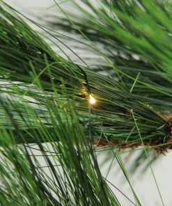 Alternative view of Northlight 7' Pre-Lit Medium Pine Artificial Christmas Tree - Warm Clear LED Lights