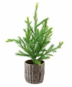Northlight 12" Potted Medium Artificial Pine Christmas Tree - Unlit