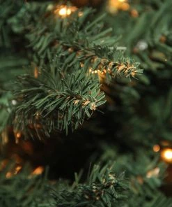 Alternative view of Northlight 9' Pre-lit Slim Pine Artificial Christmas Tree - Clear Lights