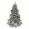 Northlight 6.5' Pre-Lit Medium Flocked Natural Emerald Artificial Christmas Tree - Clear Lights -Northlight Shop 91ygn61twrcg49aplksqtl5y2vgvbn6a 06032.1588350744