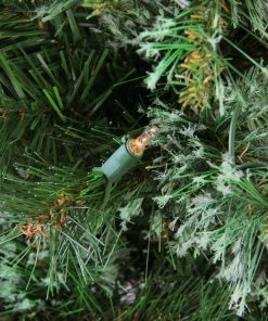 Alternative view of Northlight 4.5' Pre-Lit Full Ashcroft Cashmere Pine Artificial Christmas Tree - Clear Dura-Lit Lights