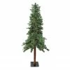 Allstate 8' Pre-Lit Slim Traditional Woodland Alpine Artificial Christmas Tree - Clear Lights -Northlight Shop allstate yta418 gr 50908.1665260244