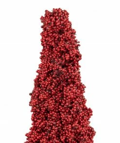 Allstate 50" Red Berry Cone Potted Christmas Topiary -Northlight Shop allstate zbp078 re 2new 50449.1660066538