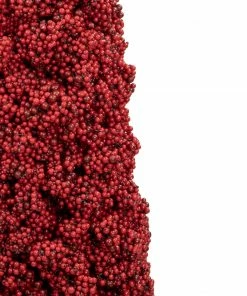 Allstate 50" Red Berry Cone Potted Christmas Topiary -Northlight Shop allstate zbp078 re 4new 87263.1660066538