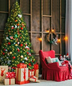 Costway 9Ft Pre-Lit PVC Christmas Tree Hinged 700 LED Lights Green 11 Costway 9Ft Pre-Lit PVC Christmas Tree Hinged 700 LED Lights Green -Northlight Shop cm2122310274 34937.1604685487