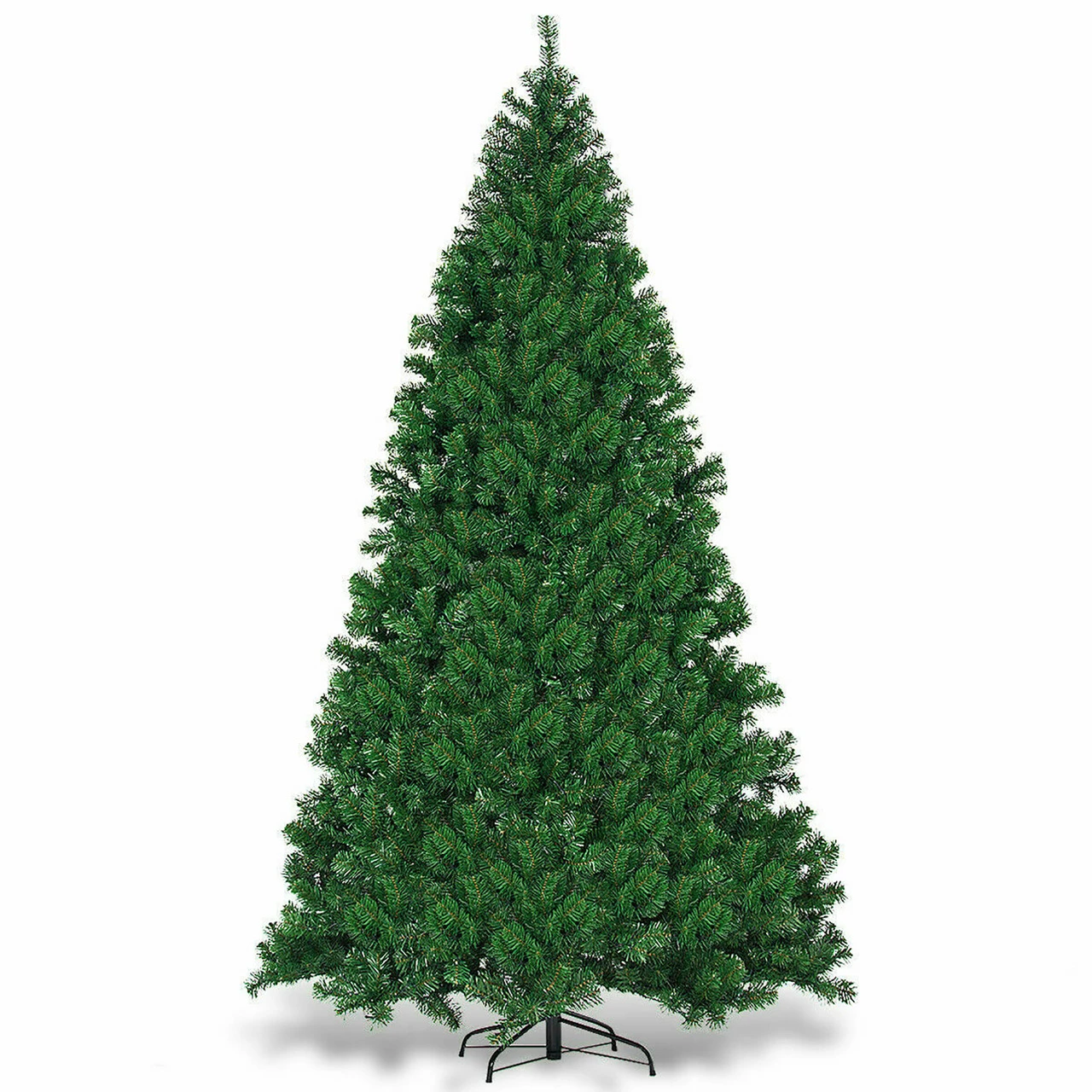 Costway 9Ft Pre-Lit PVC Christmas Tree Hinged 700 LED Lights Green 8 Costway 9Ft Pre-Lit PVC Christmas Tree Hinged 700 LED Lights Green - Image 6
