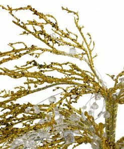 CMI 3.75" Gold Crystallized Glitter Potted Artificial Christmas Tree - Unlit 7 CMI 3.75" Gold Crystallized Glitter Potted Artificial Christmas Tree - Unlit -Northlight Shop cmi 14500 3 05972.1588397722