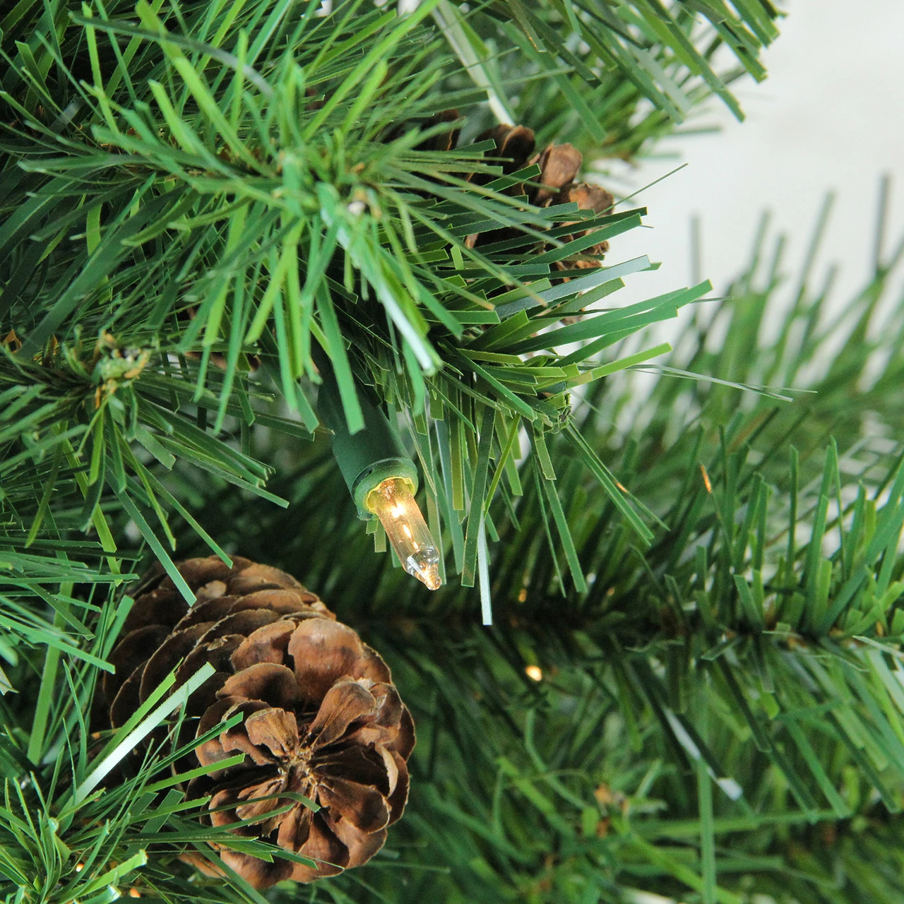 Northlight 3' Pre-Lit Green Medium Dakota Pine Artificial Christmas Tree - Clear Dura-Lit Lights 4 Northlight 3' Pre-Lit Green Medium Dakota Pine Artificial Christmas Tree - Clear Dura-Lit Lights - Image 2