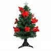 DAK 3' Pre-Lit Medium Fiber Optic Red Poinsettias Artificial Christmas Tree - Multicolor Lights 2 DAK 3' Pre-Lit Medium Fiber Optic Red Poinsettias Artificial Christmas Tree - Multicolor Lights -Northlight Shop dak gd 47090 64076.1588414607