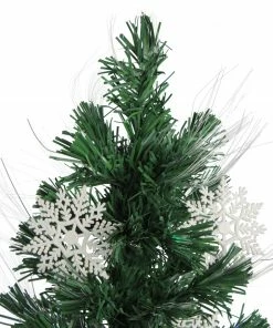 DAK 3' Pre-Lit Fiber Optic Artificial Christmas Tree With White Snowflakes - Multi-Color Lights 9 DAK 3' Pre-Lit Fiber Optic Artificial Christmas Tree With White Snowflakes - Multi-Color Lights -Northlight Shop dak gd51090 2 77753.1588406599