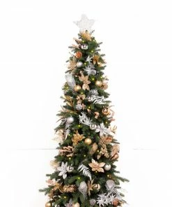 CC Christmas Decor 7.5' Pre-Lit Pre-Decorated Gold And Silver Artificial Christmas Tree – Clear LED Lights 10 CC Christmas Decor 7.5' Pre-Lit Pre-Decorated Gold And Silver Artificial Christmas Tree – Clear LED Lights -Northlight Shop dezy2018 et met 75 3 70666.1587644114