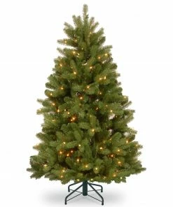 CC Christmas Decor 5’ Newberry Spruce Artificial Christmas Tree – Dual Color LED Lights