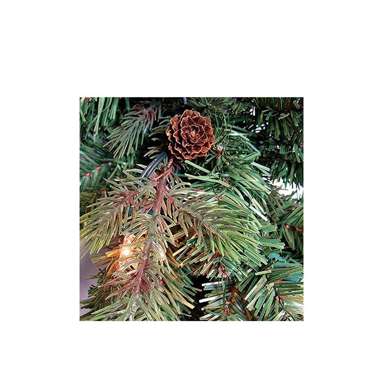 GKI/Bethlehem Lighting 4.5' Pre-Lit Full Hunter Fir Artificial Christmas Tree - Clear Lights 4 GKI/Bethlehem Lighting 4.5' Pre-Lit Full Hunter Fir Artificial Christmas Tree - Clear Lights - Image 2