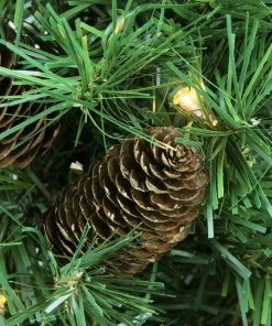 Alternative view of Northlight 2' Pre-Lit Green Full Dakota Pine Artificial Christmas Tree - Clear Dura-Lit Lights