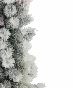 Northlight 2ft Potted Flocked Mini Pine Slim Christmas Tree With Berries - Unlit -Northlight Shop jjpp6n1rfvfvrpkbaqc0tkxe61doicip 54659.1588357298