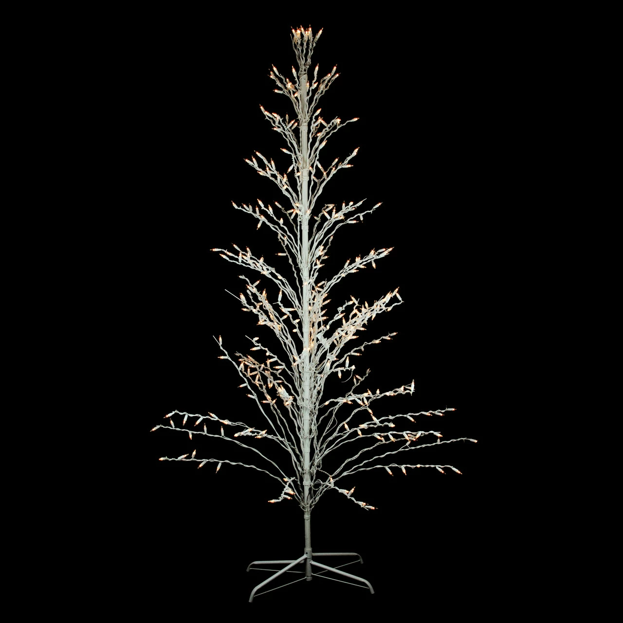 Northlight 6' White Lighted Christmas Cascade Twig Tree Outdoor Decoration - Clear Lights 4 Northlight 6' White Lighted Christmas Cascade Twig Tree Outdoor Decoration - Clear Lights - Image 2