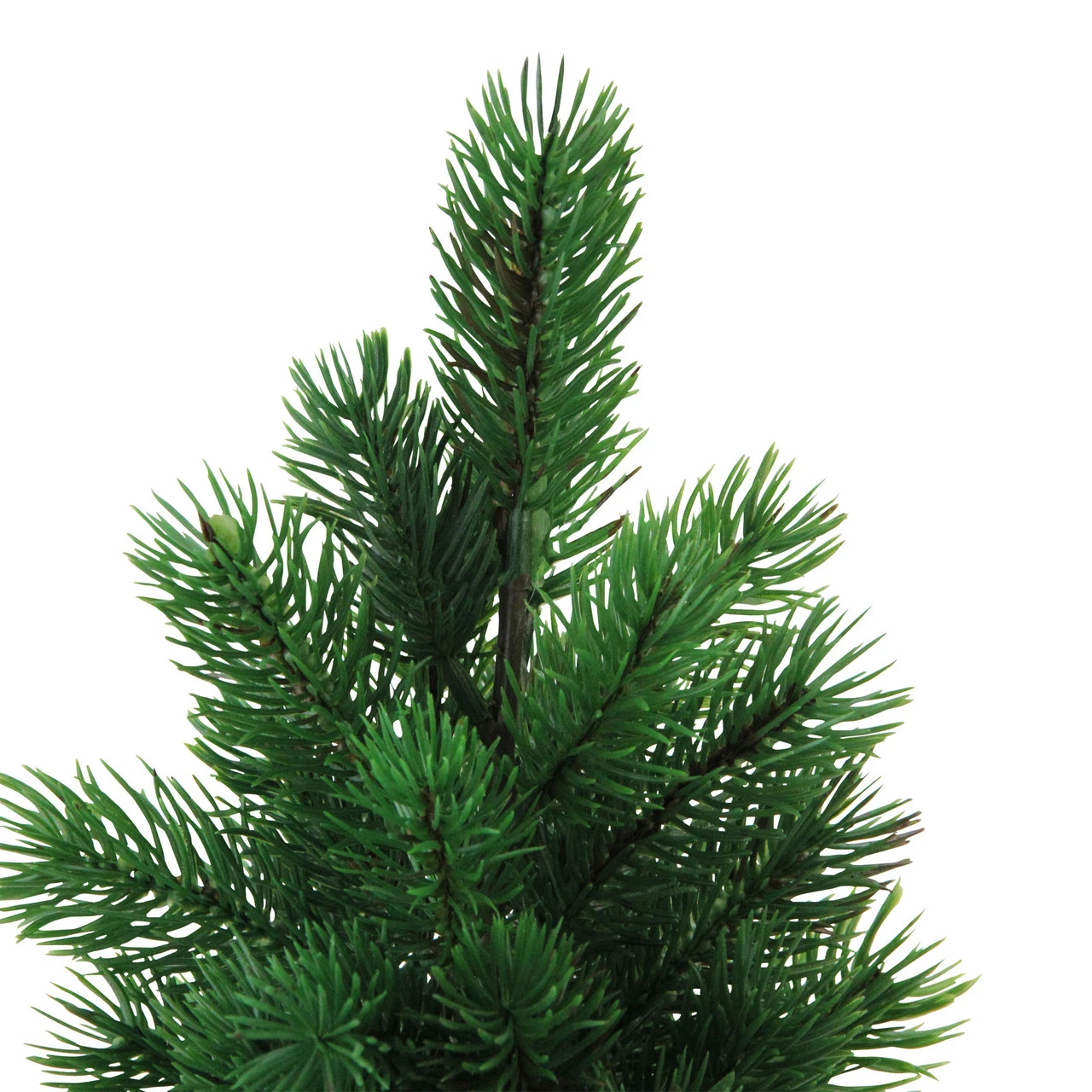 Northlight 11" Matte Finish Mini Pine Christmas Tree In Dark Coffee Brown Vase - Unlit 4 Northlight 11" Matte Finish Mini Pine Christmas Tree In Dark Coffee Brown Vase - Unlit - Image 2