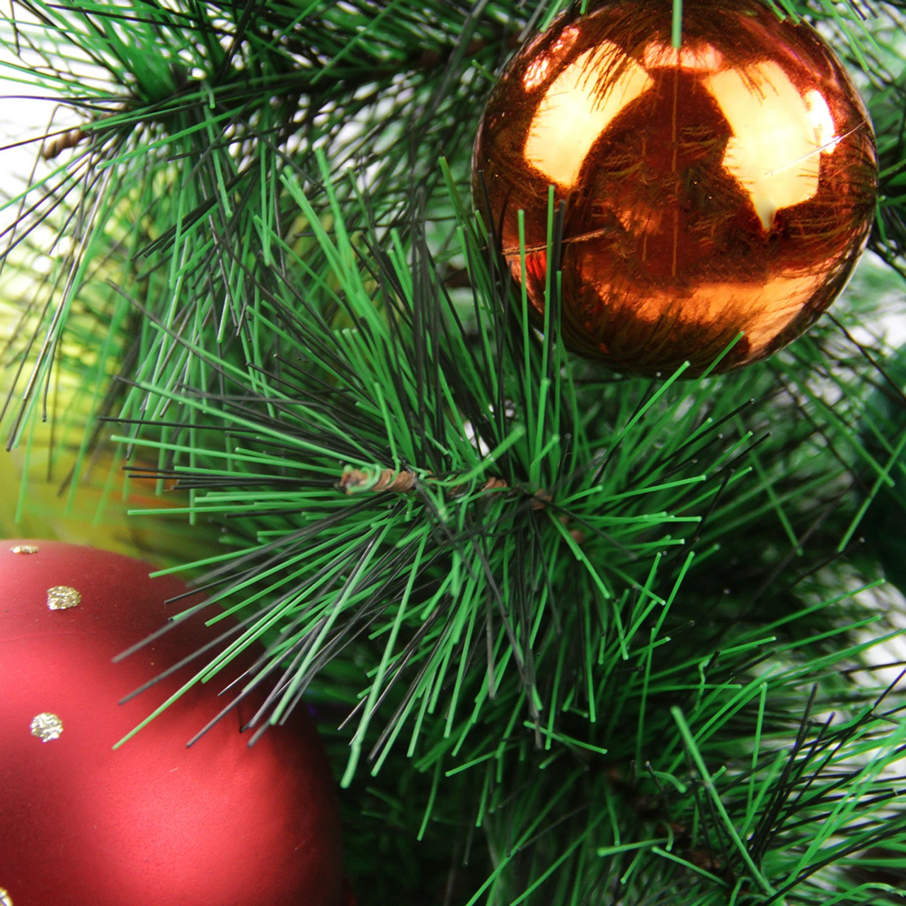 Northlight 2' Green Potted Pine Ball Ornaments Medium Artificial Christmas Tree - Unlit 4 Northlight 2' Green Potted Pine Ball Ornaments Medium Artificial Christmas Tree - Unlit - Image 2