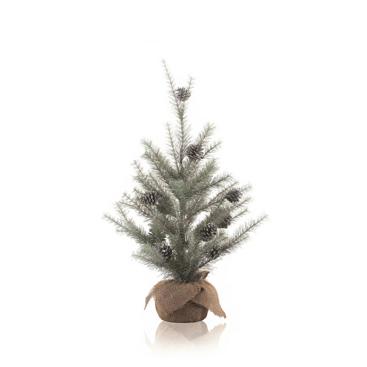 Napa Home & Garden 2' Potted Vintage Glittered Pine Full Artificial Christmas Tree - Unlit 4 Napa Home & Garden 2' Potted Vintage Glittered Pine Full Artificial Christmas Tree - Unlit - Image 2