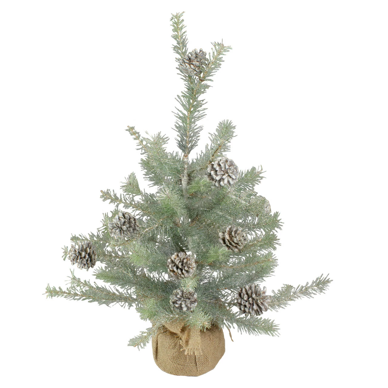 Napa Home & Garden 2' Potted Vintage Glittered Pine Full Artificial Christmas Tree - Unlit 3 Napa Home & Garden 2' Potted Vintage Glittered Pine Full Artificial Christmas Tree - Unlit