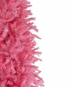 Northlight 7.5' Pre-Lit Pink Tinsel Slim Artificial Christmas Tree - Pink Lights 10 Northlight 7.5' Pre-Lit Pink Tinsel Slim Artificial Christmas Tree - Pink Lights -Northlight Shop northlight20gb91013 1 26735.1664380278