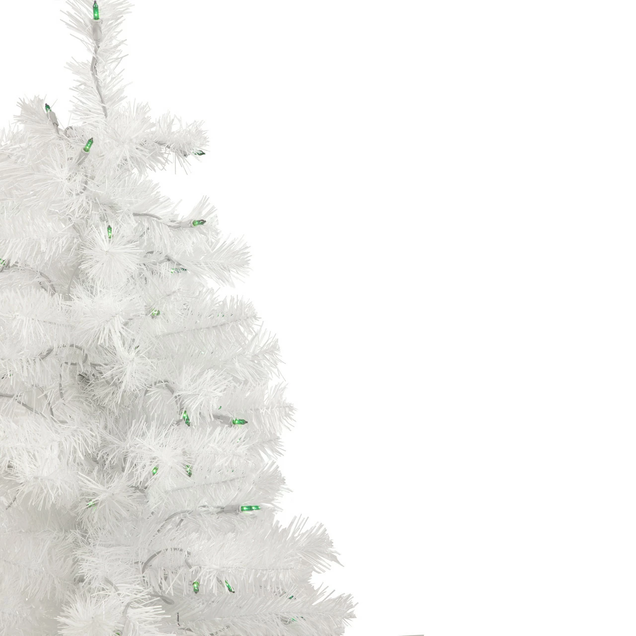 Northlight 3' Pre-Lit Slim White Pine Artificial Christmas Tree - Green Lights 5 Northlight 3' Pre-Lit Slim White Pine Artificial Christmas Tree - Green Lights - Image 3