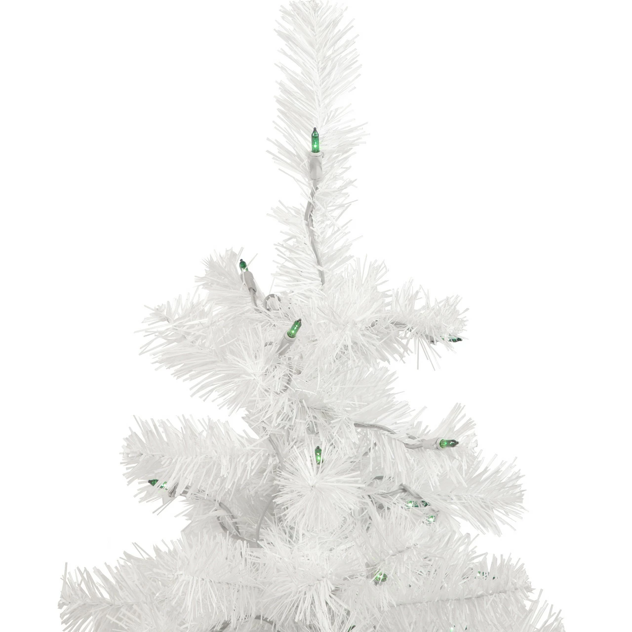 Northlight 3' Pre-Lit Slim White Pine Artificial Christmas Tree - Green Lights 6 Northlight 3' Pre-Lit Slim White Pine Artificial Christmas Tree - Green Lights - Image 4