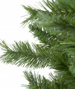 Alternative view of Northlight 4.5' X 28" Slim Mixed Pine Artificial Christmas Tree - Unlit