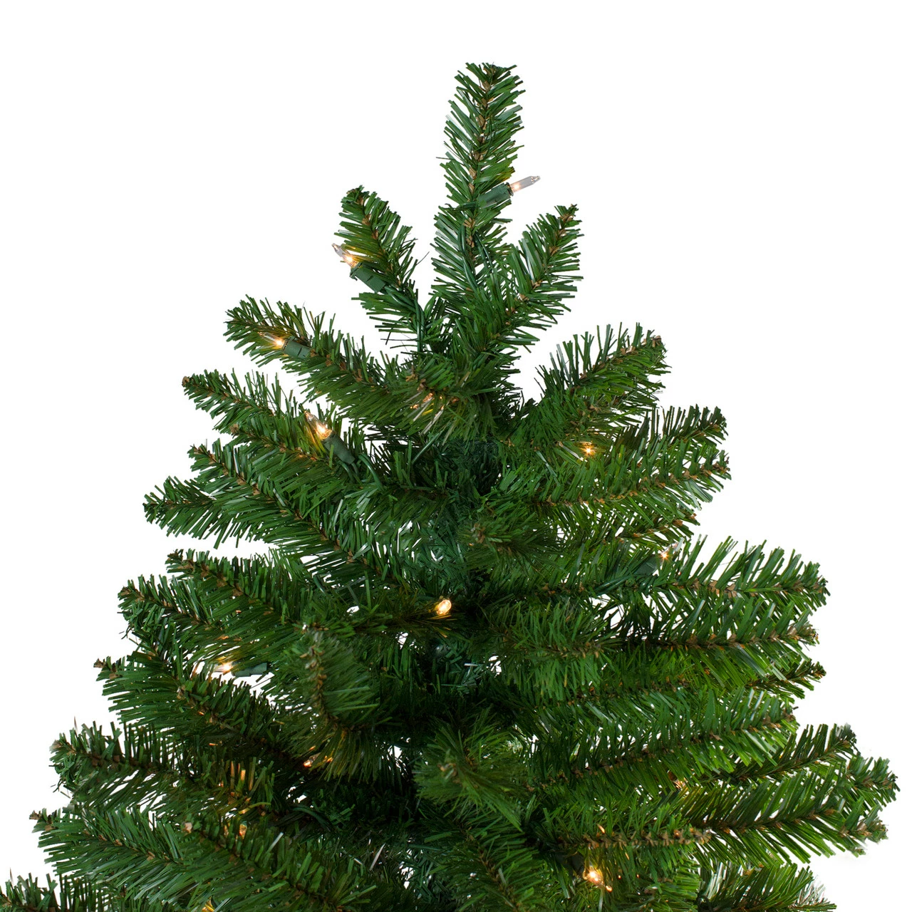 Northlight 10' Pre-Lit Everett Pine Slim Artificial Christmas Tree, Clear Lights 6 Northlight 10' Pre-Lit Everett Pine Slim Artificial Christmas Tree, Clear Lights - Image 4