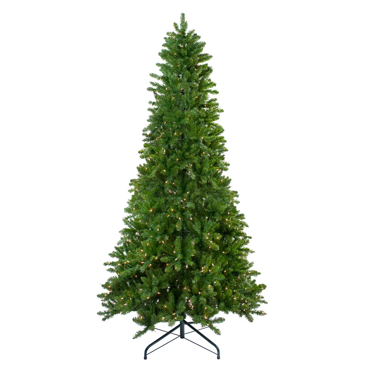 Northlight 9' Pre-Lit Everett Pine Slim Artificial Christmas Tree, Clear Lights 3 Northlight 9' Pre-Lit Everett Pine Slim Artificial Christmas Tree, Clear Lights