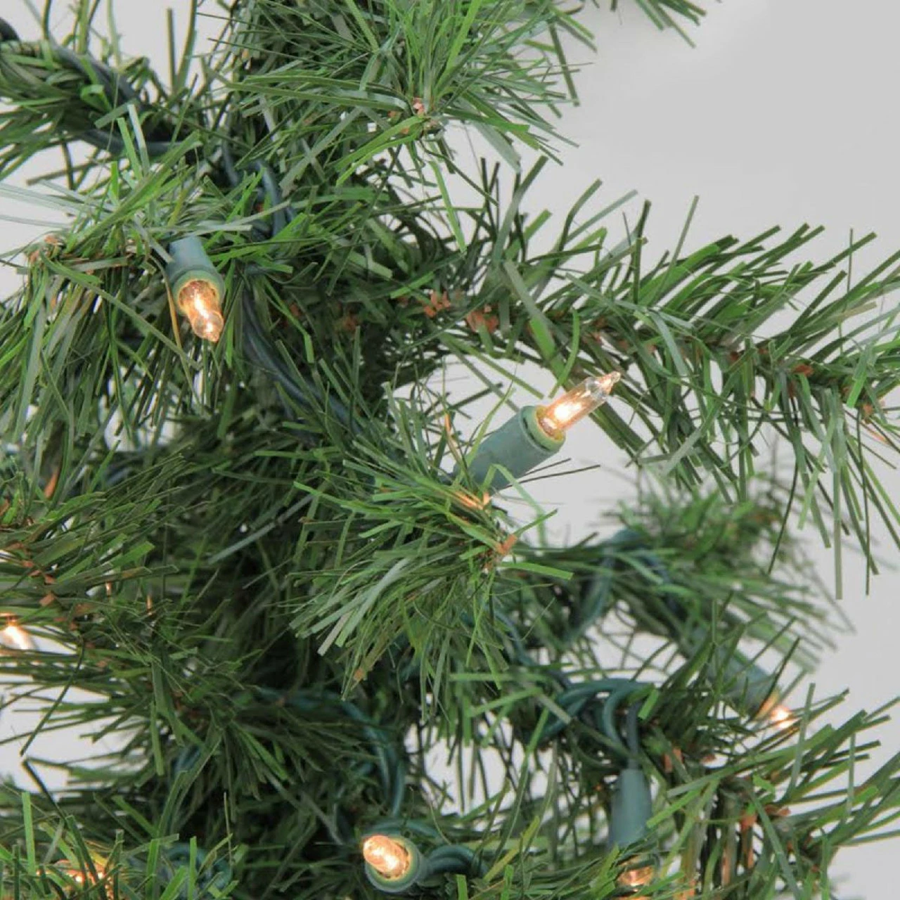 Northlight 3' Pre-Lit Medium Woodland Alpine Artificial Christmas Tree - Clear Lights 5 Northlight 3' Pre-Lit Medium Woodland Alpine Artificial Christmas Tree - Clear Lights - Image 3