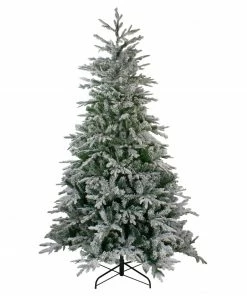Northlight 7.5' Flocked Winfield Fir Artificial Christmas Tree - Unlit