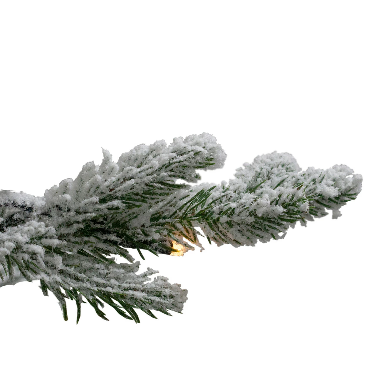 Northlight 6.5' Pre-Lit Flocked Winfield Fir Artificial Christmas Tree - Warm White LED Lights 5 Northlight 6.5' Pre-Lit Flocked Winfield Fir Artificial Christmas Tree - Warm White LED Lights - Image 3