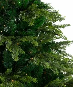 Northlight 7.5' Pre-Lit Full Woodcrest Pine Artificial Christmas Tree - Warm White LED Lights 11 Northlight 7.5' Pre-Lit Full Woodcrest Pine Artificial Christmas Tree - Warm White LED Lights -Northlight Shop northlight hb27101 1 38950.1588369238