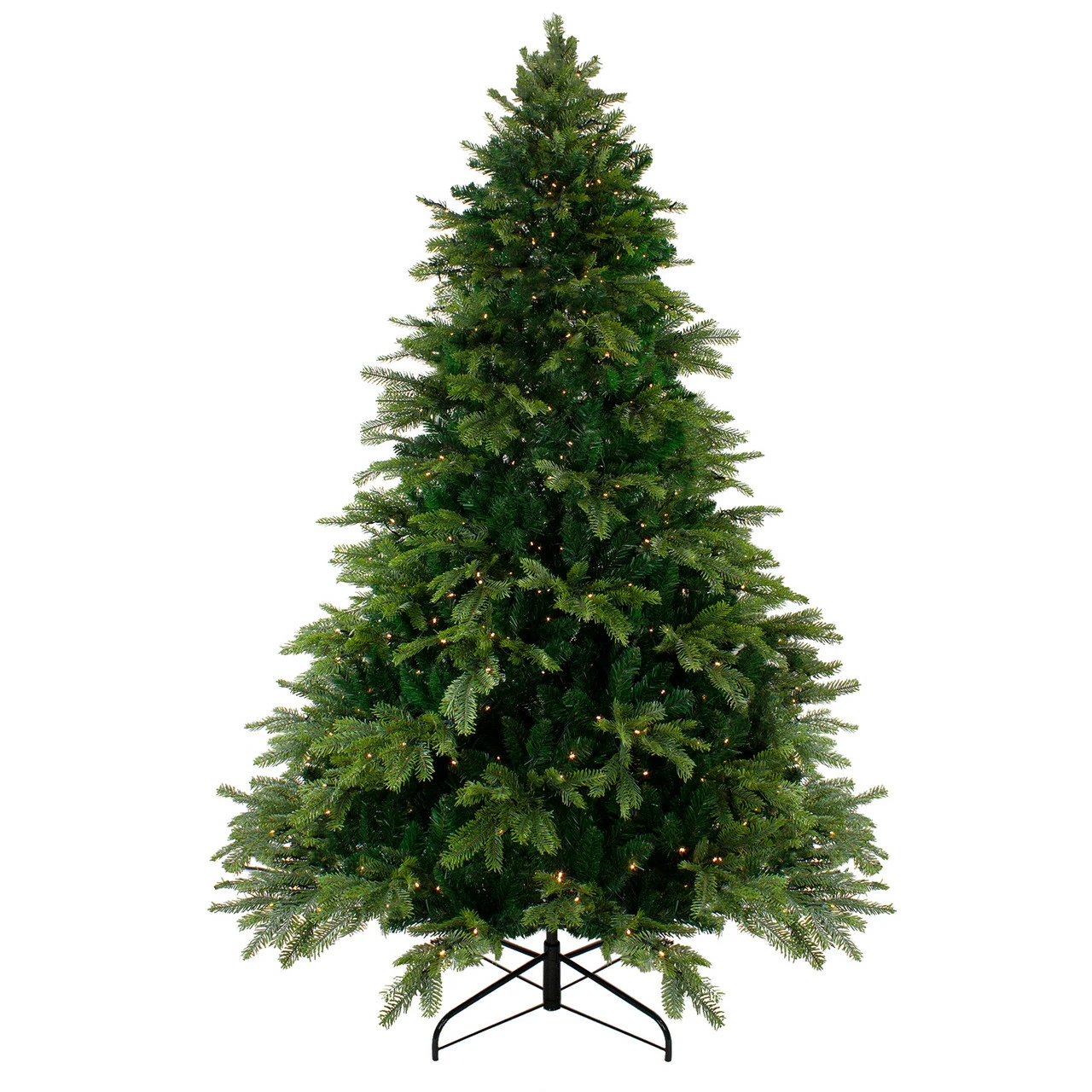 Northlight 7.5' Pre-Lit Full Woodcrest Pine Artificial Christmas Tree - Warm White LED Lights 3 Northlight 7.5' Pre-Lit Full Woodcrest Pine Artificial Christmas Tree - Warm White LED Lights