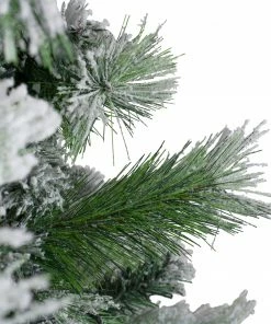 Northlight 7.5' Flocked Somerset Spruce Artificial Christmas Tree - Unlit -Northlight Shop northlight hb27110 3 92129.1665783337