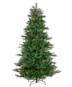 Northlight 9' Pre-Lit Hudson Fir Artificial Christmas Tree, Warm White LED Lights