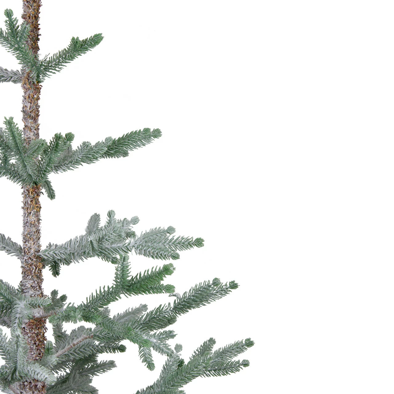 Northlight 4' Snow Covered Frosted Pine Artificial Christmas Tree With Jute Base – Unlit 5 Northlight 4' Snow Covered Frosted Pine Artificial Christmas Tree With Jute Base – Unlit - Image 3