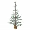 Northlight 5' Snow Covered Slim Pine Artificial Christmas Tree With Jute Base– Unlit -Northlight Shop northlight hn89326 18424.1665610757