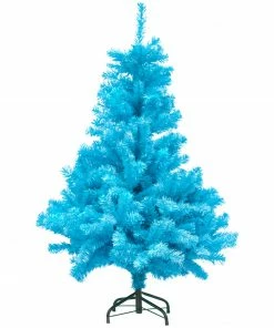 Northlight 6' Cerulean Blue Pine Artificial Christmas Tree, Unlit