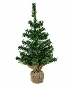 Northlight 18" Potted Two-Tone Mixed Green Pine Artificial Christmas Tree - Unlit