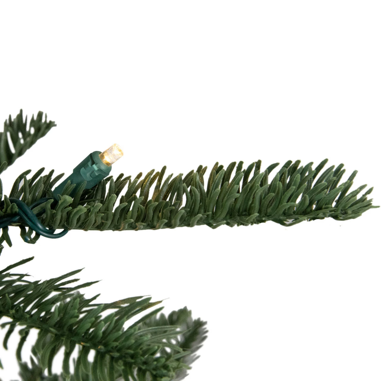 Northlight 9' Pre-Lit Nordmann Fir Artificial Christmas Tree - Warm Clear LED Lights 4 Northlight 9' Pre-Lit Nordmann Fir Artificial Christmas Tree - Warm Clear LED Lights - Image 2