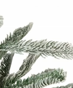 Alternative view of Northlight 9' Slim Flocked Nordmann Fir Artificial Christmas Tree - Unlit