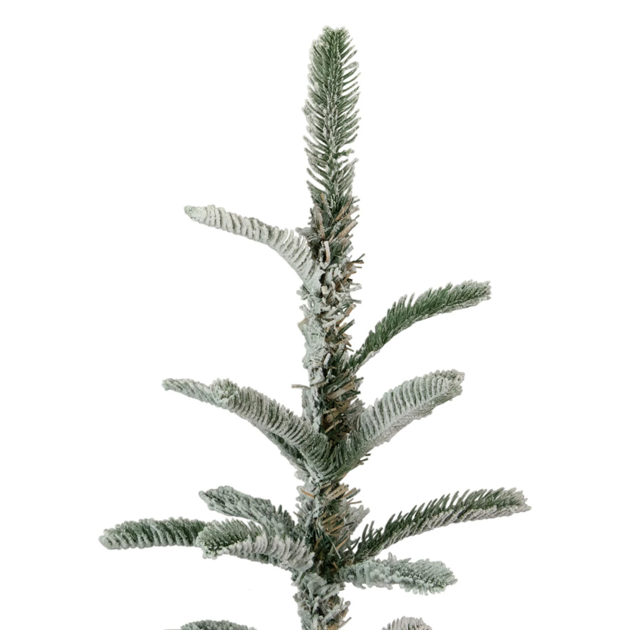 Northlight 4.5' Green Flocked Nordmann Fir Artificial Christmas Tree - Unlit 6 Northlight 4.5' Green Flocked Nordmann Fir Artificial Christmas Tree - Unlit - Image 4