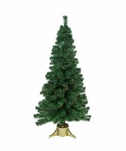 Northlight 4' Pre-Lit Color Changing Fiber Optic Artificial Christmas Tree
