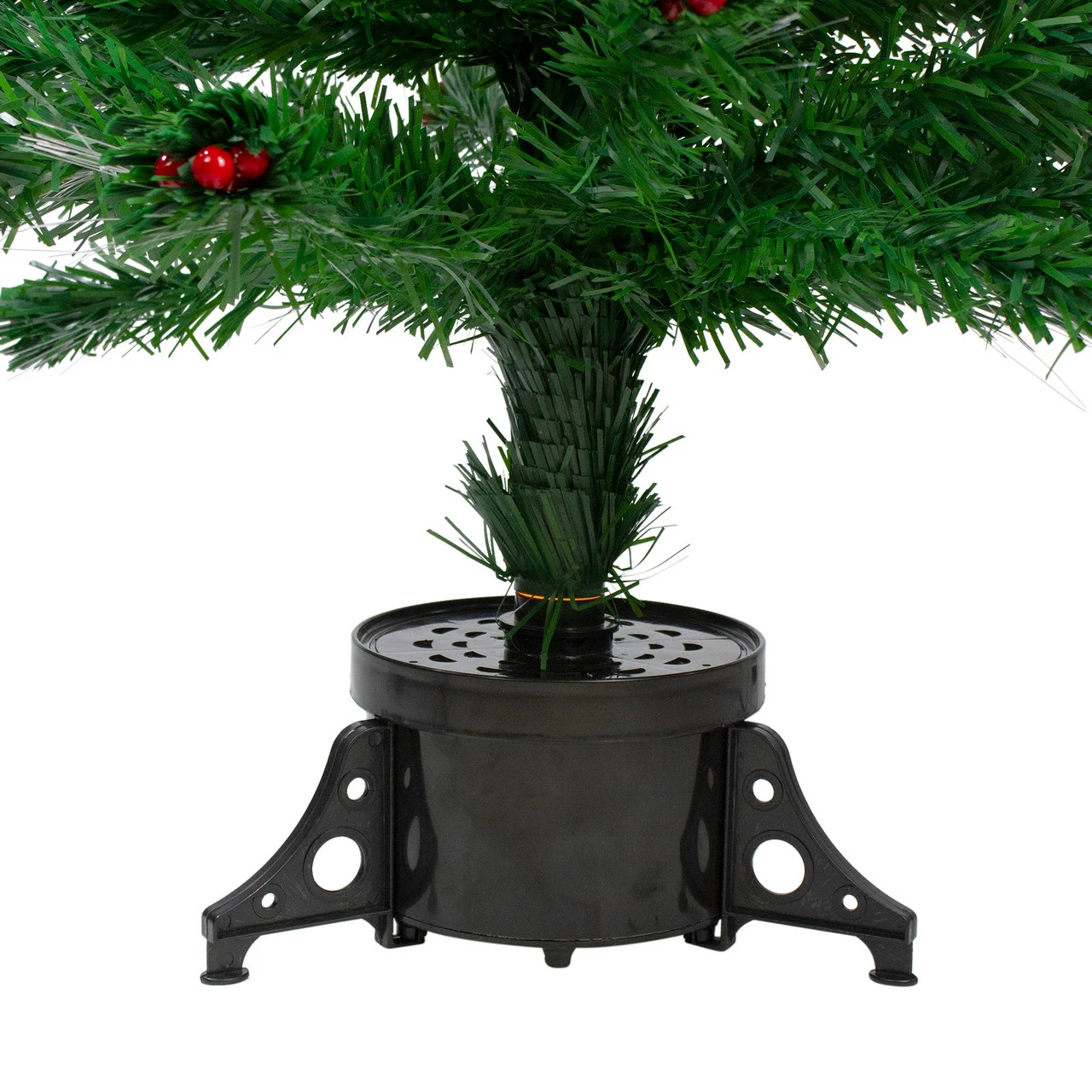 Northlight 4' Pre-Lit Color Changing Artificial Christmas Tree With Red Berries 6 Northlight 4' Pre-Lit Color Changing Artificial Christmas Tree With Red Berries - Image 4