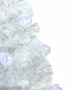 Alternative view of Northlight 3' Pre-Lit White Fiber Optic Artificial Christmas Tree, White Lights