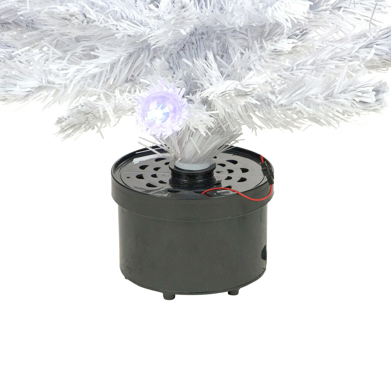Northlight 3' Pre-Lit White Fiber Optic Artificial Christmas Tree, White Lights 6 Northlight 3' Pre-Lit White Fiber Optic Artificial Christmas Tree, White Lights - Image 4