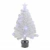 Northlight 3' Pre-Lit White Fiber Optic Artificial Christmas Tree, White Lights 2 Northlight 3' Pre-Lit White Fiber Optic Artificial Christmas Tree, White Lights -Northlight Shop northlight j65105 57807.1588368983