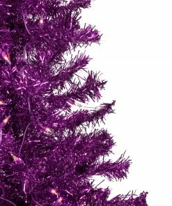Northlight 4' Pre-Lit Purple Artificial Tinsel Christmas Tree, Clear Lights 9 Northlight 4' Pre-Lit Purple Artificial Tinsel Christmas Tree, Clear Lights -Northlight Shop northlight j92317 3updated 66041.1665519669